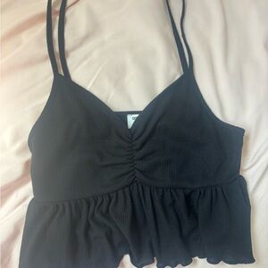 Cotton On Ruffled Crop Top